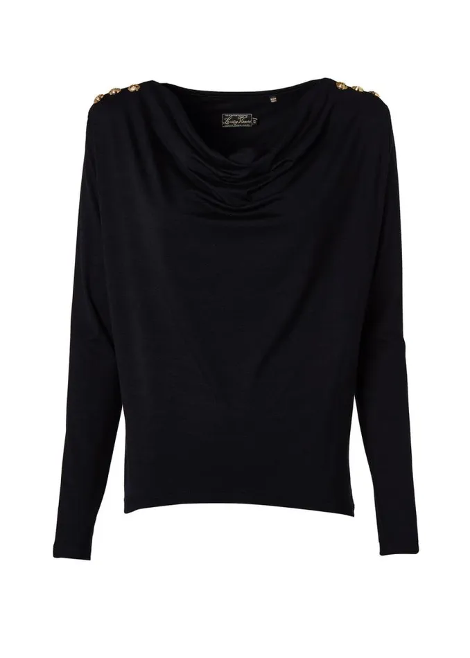 Women Ellen Top Black Holland Cooper Tops Women Ellen Top Black Holland Cooper Tops