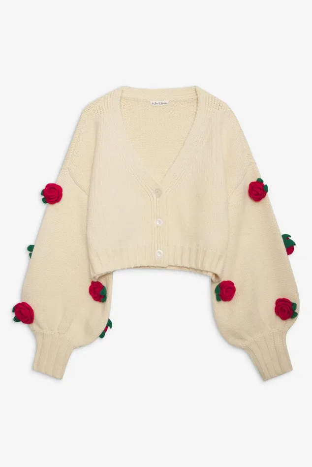 Women Ellie Cardigan Ivory For Love and Lemons Tops Women Ellie Cardigan Ivory For Love and Lemons Tops
