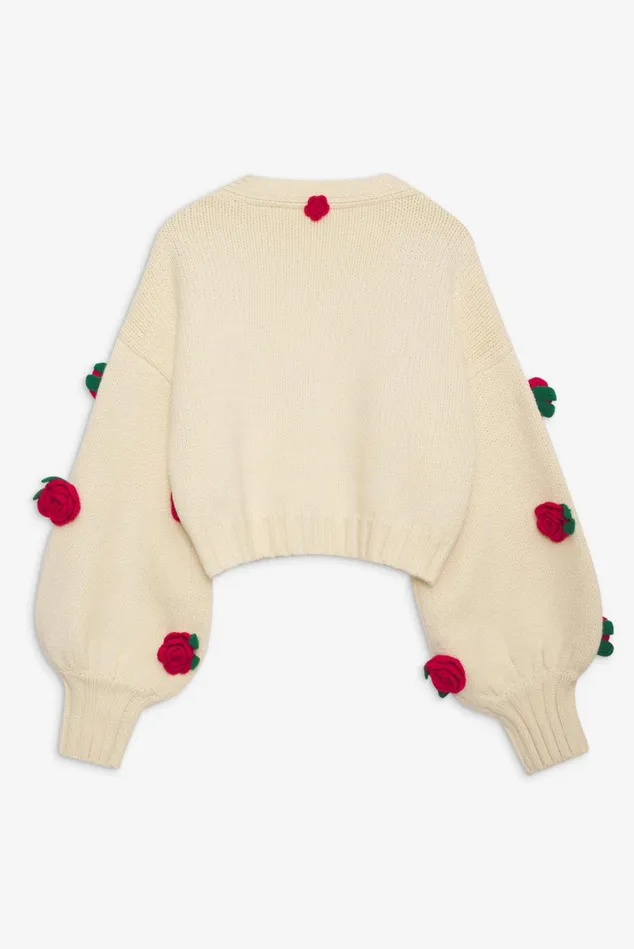 Women Ellie Cardigan Ivory For Love and Lemons Tops Women Ellie Cardigan Ivory For Love and Lemons Tops