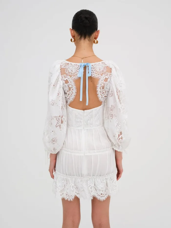 Women Ellis Mini Dress White For Love and Lemons Dresses Women Ellis Mini Dress White For Love and Lemons Dresses