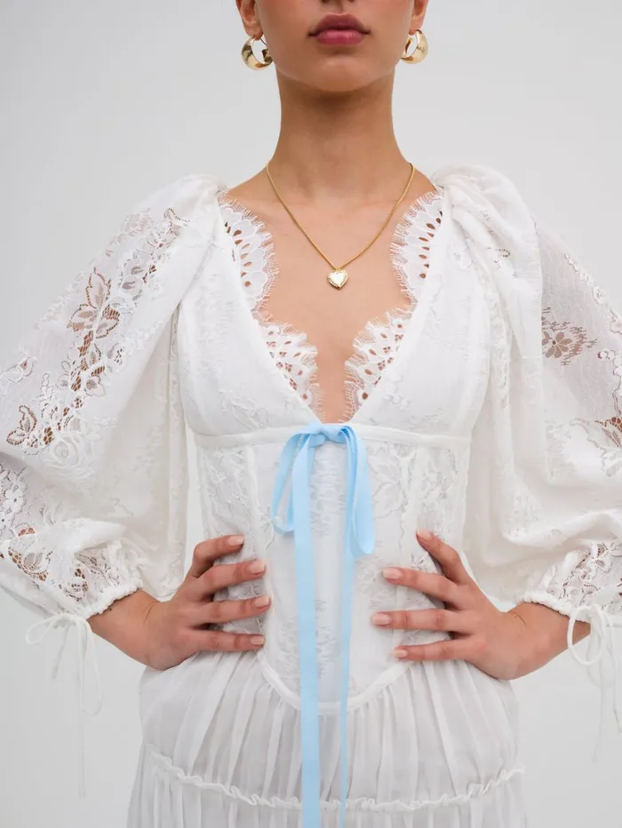Women Ellis Mini Dress White For Love and Lemons Dresses Women Ellis Mini Dress White For Love and Lemons Dresses