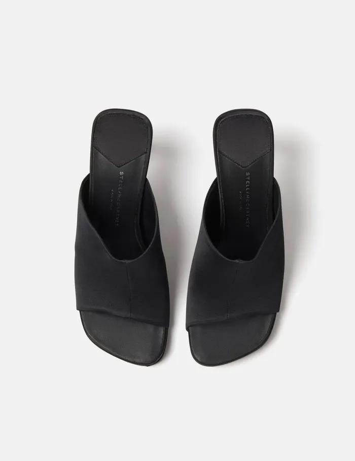 Women Elsa Heeled Mules Black Stella McCartney Heels