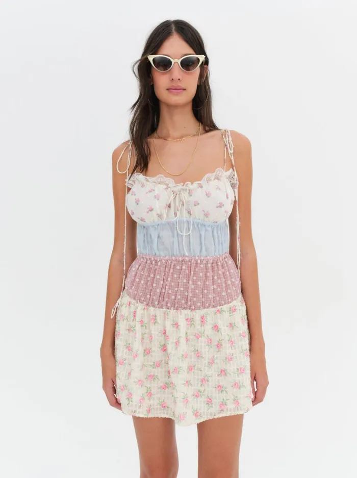 Women Elula Mini Dress Multi For Love and Lemons Dresses