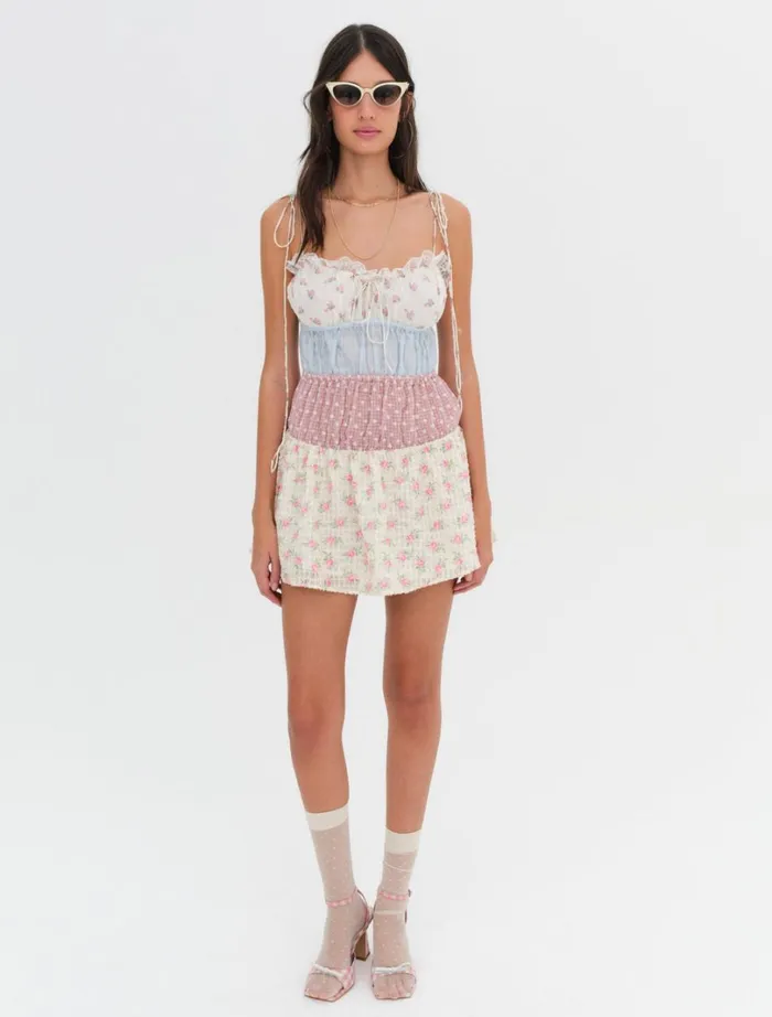 Women Elula Mini Dress Multi For Love and Lemons Dresses Women Elula Mini Dress Multi For Love and Lemons Dresses