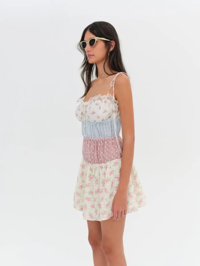 Women Elula Mini Dress Multi For Love and Lemons Dresses Women Elula Mini Dress Multi For Love and Lemons Dresses