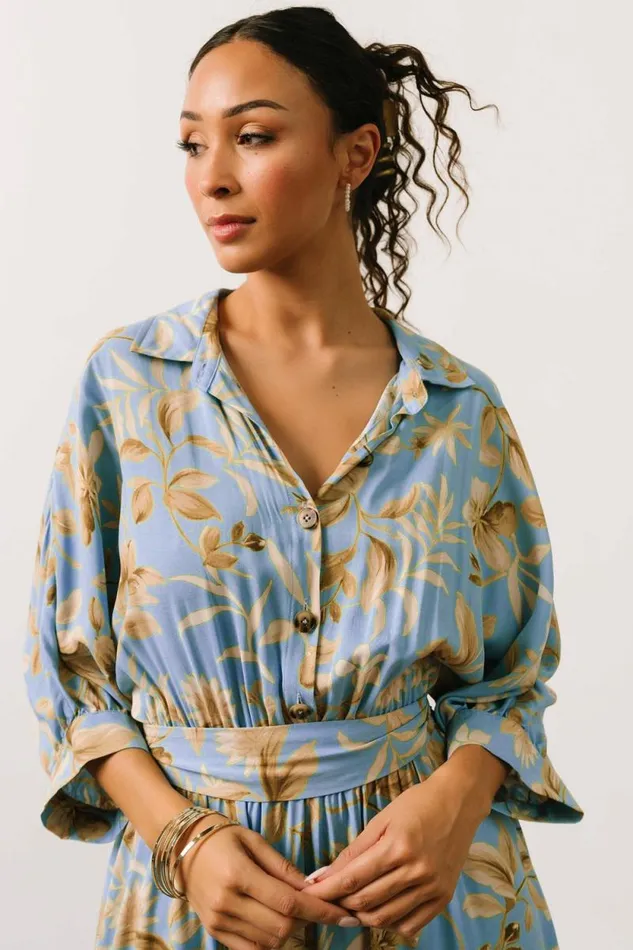 Women Escondido Jumpsuit Blue Print Baltic Born Jumpsuits and Rompers Women Escondido Jumpsuit Blue Print Baltic Born Jumpsuits and Rompers