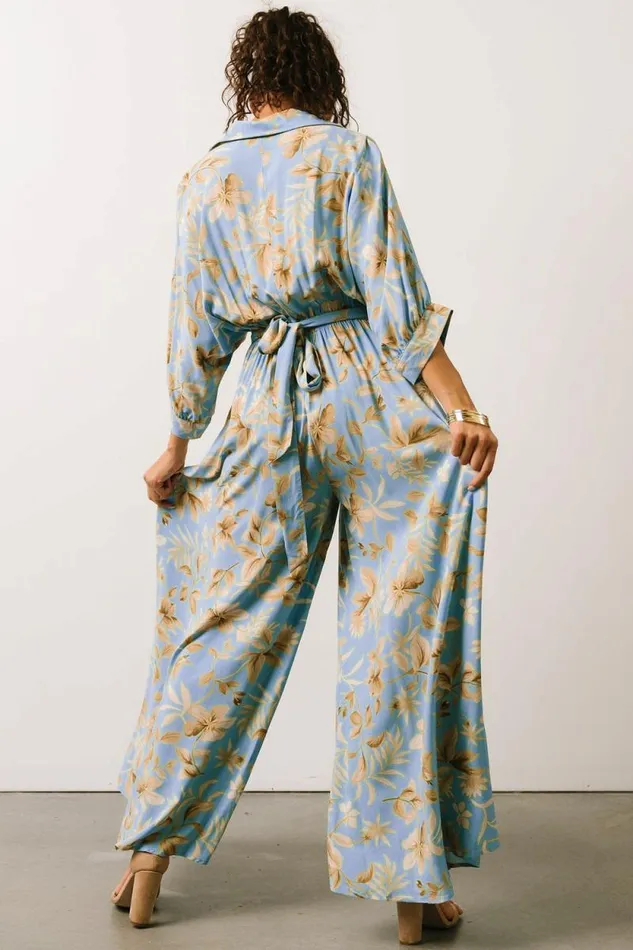 Women Escondido Jumpsuit Blue Print Baltic Born Jumpsuits and Rompers Women Escondido Jumpsuit Blue Print Baltic Born Jumpsuits and Rompers