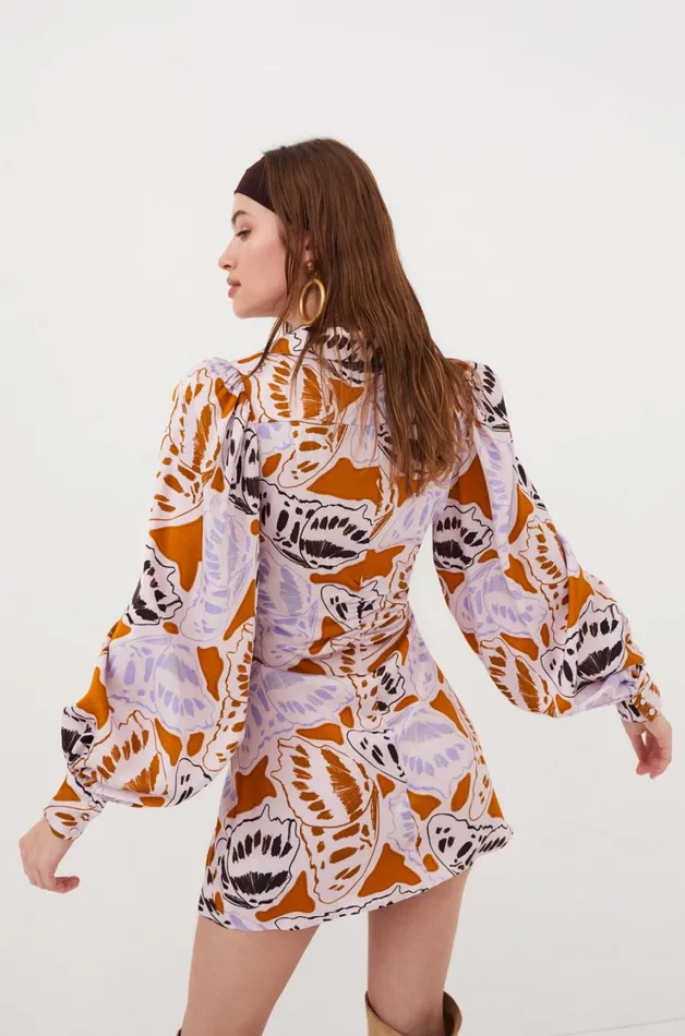 Women Esmeralda Mini Dress Orange For Love and Lemons Dresses Women Esmeralda Mini Dress Orange For Love and Lemons Dresses