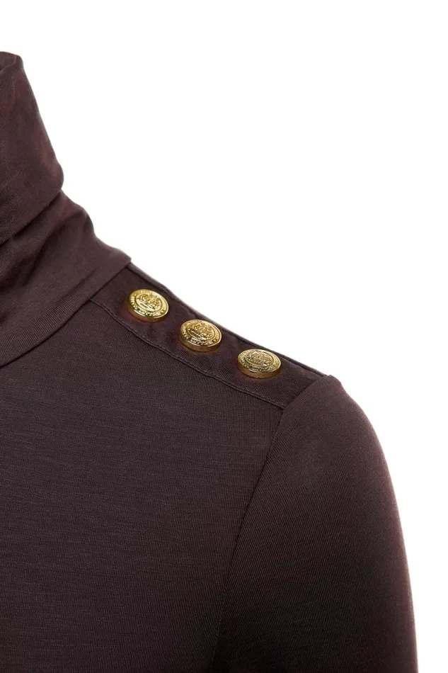 Women Essential Roll Neck Coffee Holland Cooper Knitwear Women Essential Roll Neck Coffee Holland Cooper Knitwear