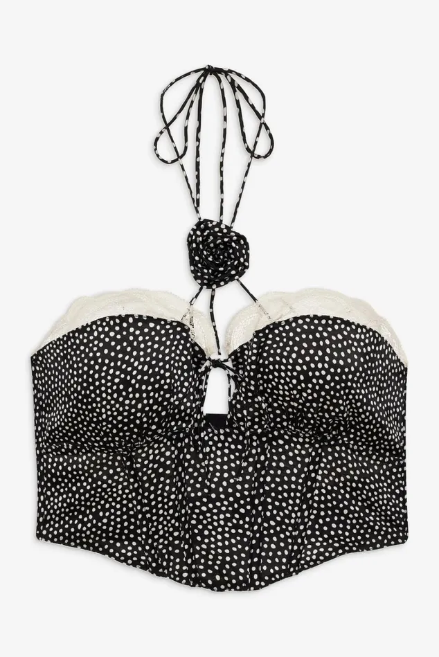 Women Evangeline Bustier Black For Love and Lemons Lingerie Women Evangeline Bustier Black For Love and Lemons Lingerie