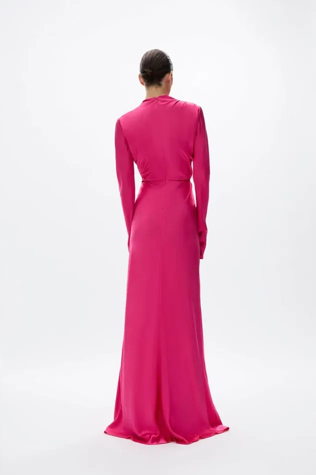Women Evening Dresses Rachel Gilbert Lucielle Gown Hot Pink Women Evening Dresses Rachel Gilbert Lucielle Gown Hot Pink