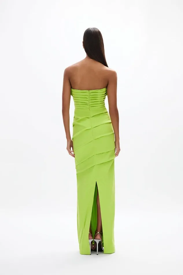 Women Evening Dresses Rachel Gilbert Ren Gown Lime