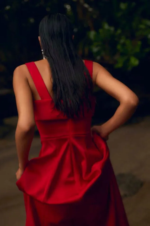 Women Evening Dresses Rachel Gilbert Serra Gown Red Women Evening Dresses Rachel Gilbert Serra Gown Red