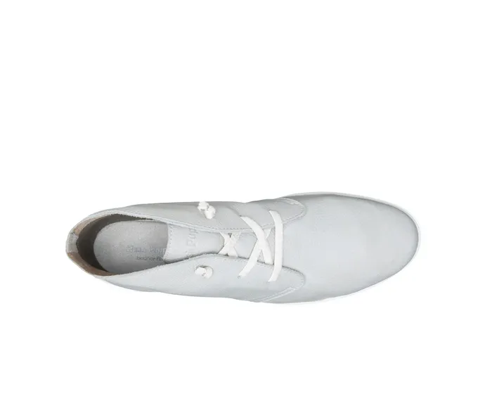 Women Everyday Chukka Vapor Grey Leather Boots Hush Puppies