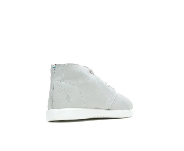 Women Everyday Chukka Vapor Grey Leather Boots Hush Puppies