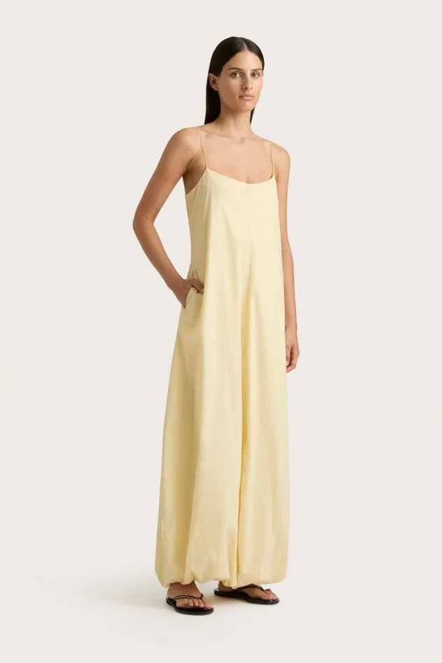 Women Faithfull The Brand Dresses Anais Maxi Dress Lemon