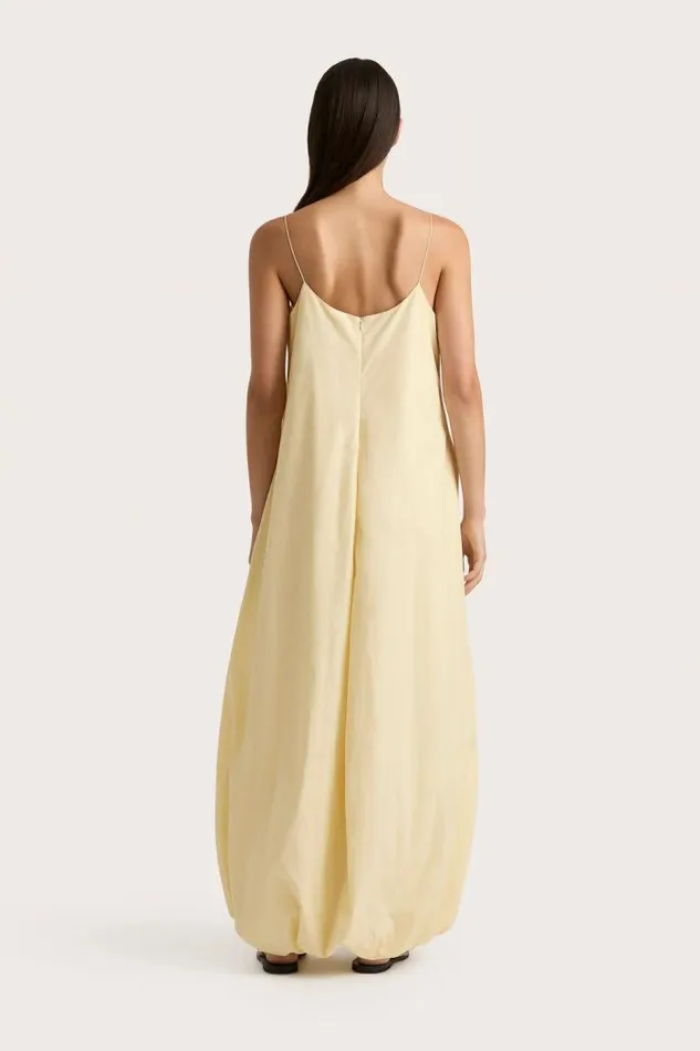 Women Faithfull The Brand Dresses Anais Maxi Dress Lemon