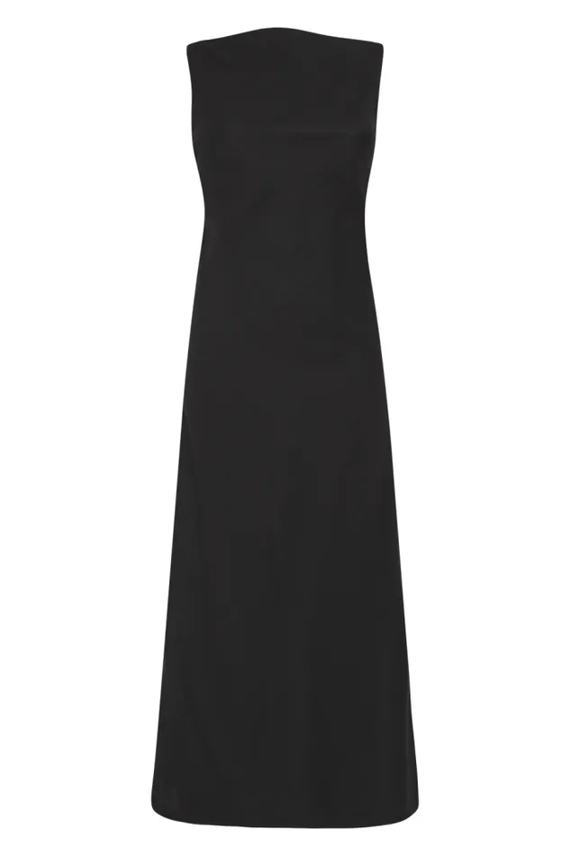 Women Faithfull The Brand Dresses Antibes Maxi Dress Black