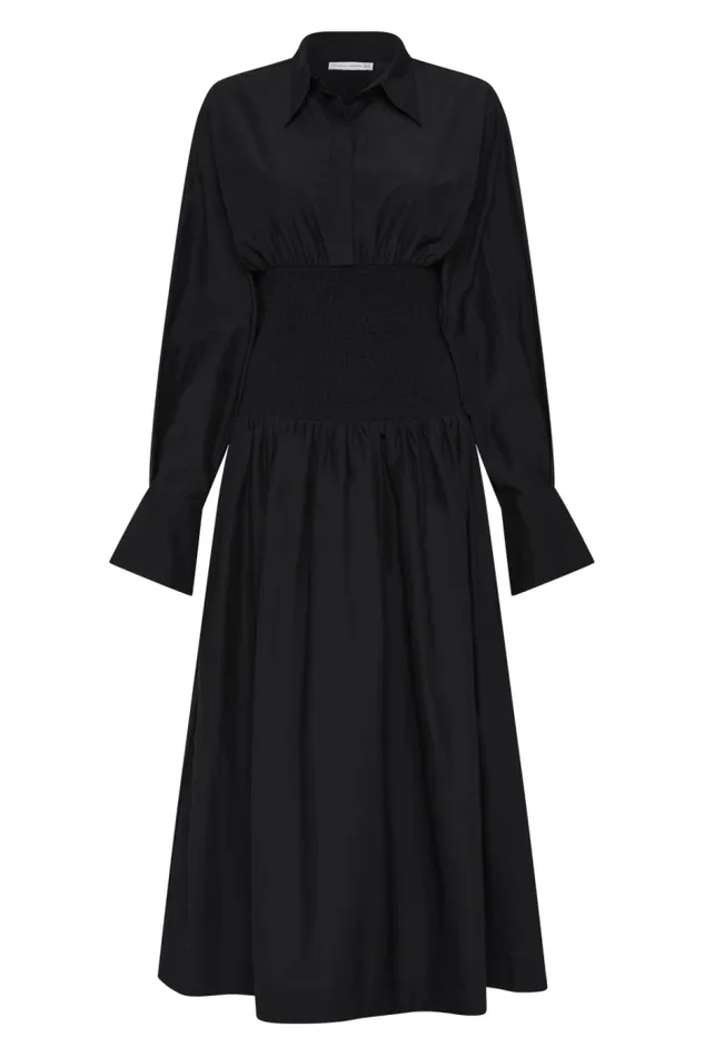 Women Faithfull The Brand Dresses Cervo Midi Dress Black