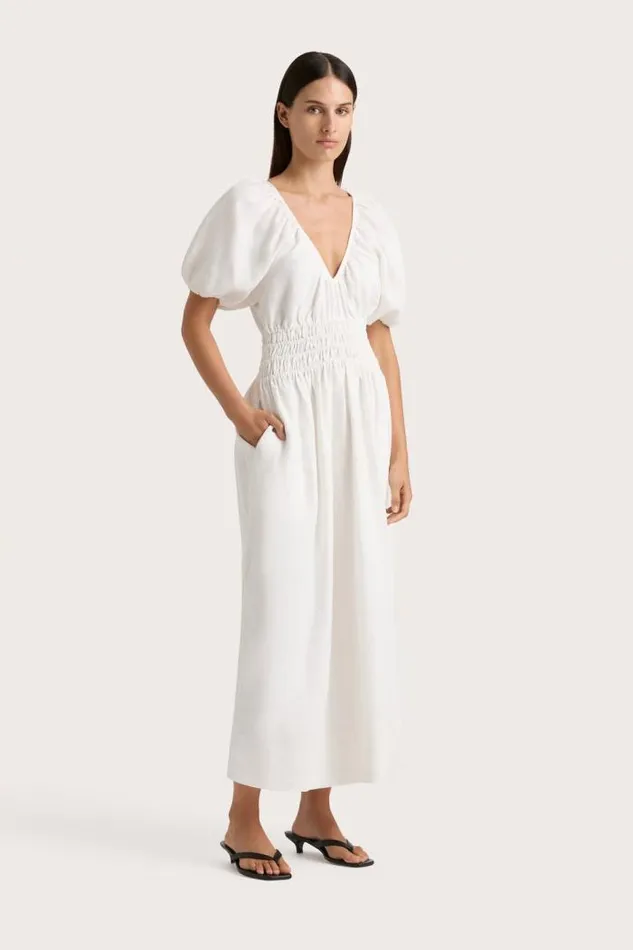 Women Faithfull The Brand Dresses Geriba Maxi Dress White