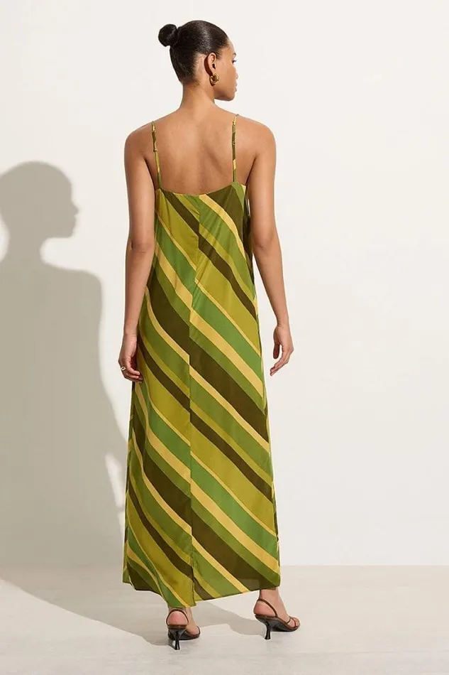 Women Faithfull The Brand Dresses Muni Maxi Dress Cisco Stripe Palm