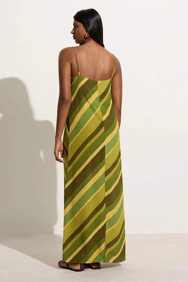 Women Faithfull The Brand Dresses Muni Maxi Dress Cisco Stripe Palm