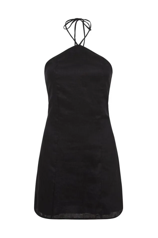 Women Faithfull The Brand Dresses Muthia Mini Dress Black 8211 Final Sale