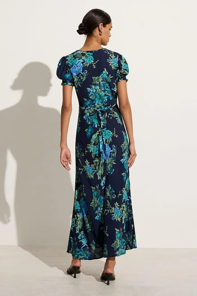 Women Faithfull The Brand Dresses Reis Maxi Dress Escala Floral Navy
