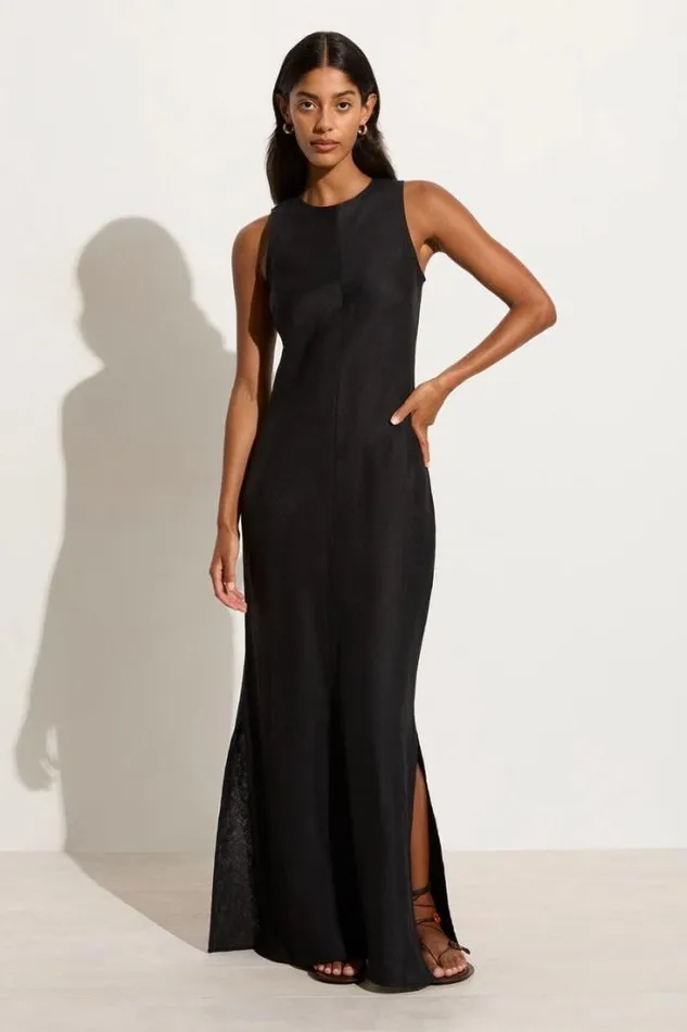 Women Faithfull The Brand Dresses Valenza Maxi Dress Black 8211 Final Sale