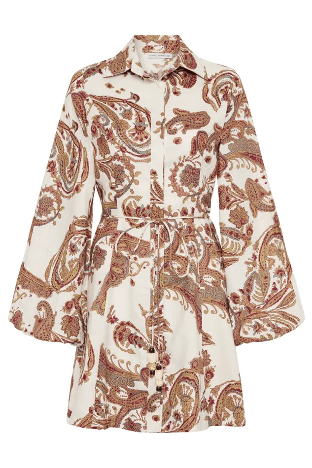Women Faithfull The Brand Mini Dresses Rae Mini Dress Alessia Paisley
