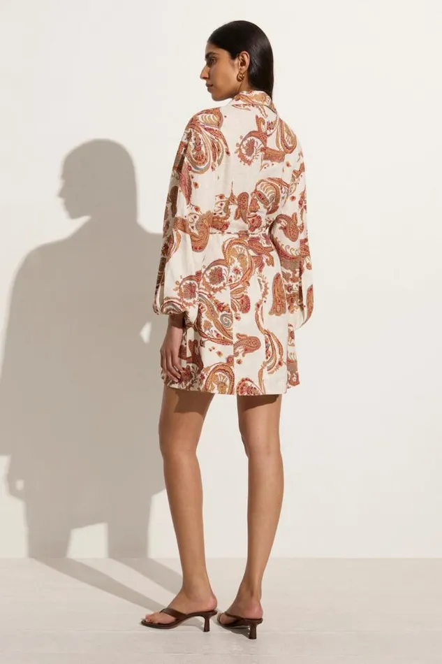 Women Faithfull The Brand Mini Dresses Rae Mini Dress Alessia Paisley