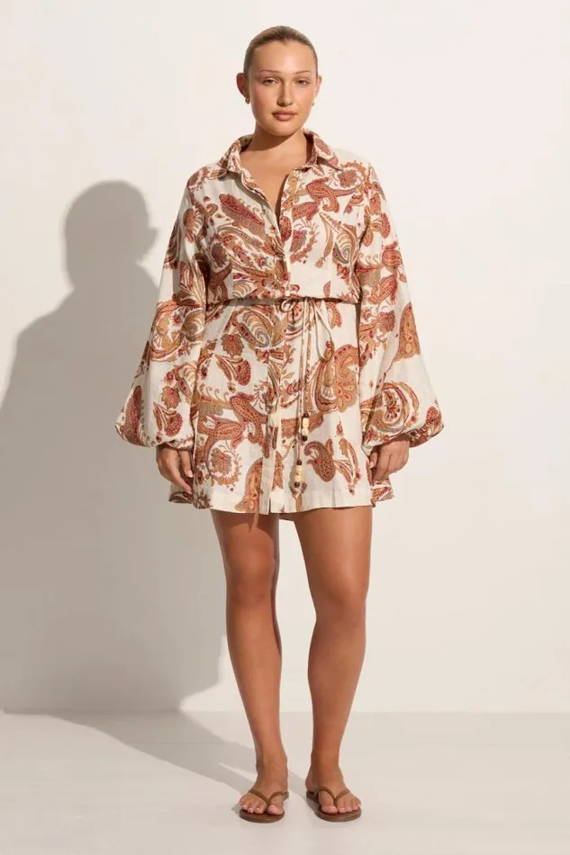 Women Faithfull The Brand Mini Dresses Rae Mini Dress Alessia Paisley