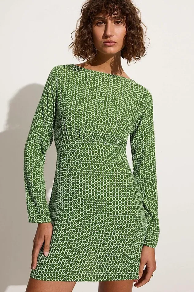 Women Faithfull The Brand Mini Dresses Yves Mini Dress Azulejo