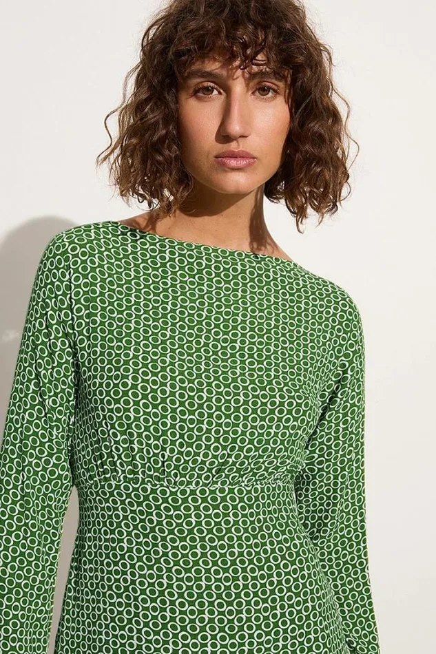 Women Faithfull The Brand Mini Dresses Yves Mini Dress Azulejo