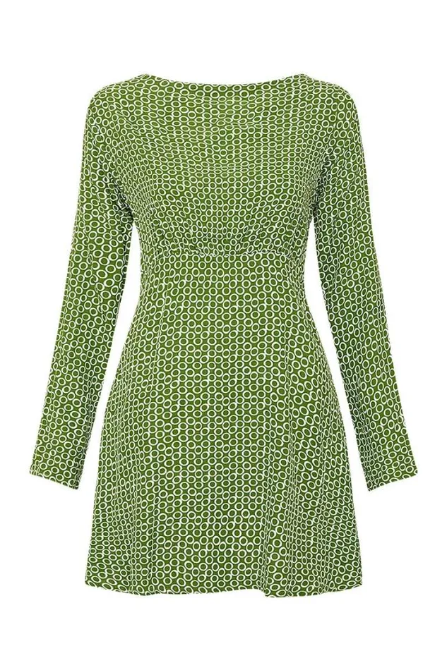 Women Faithfull The Brand Mini Dresses Yves Mini Dress Azulejo