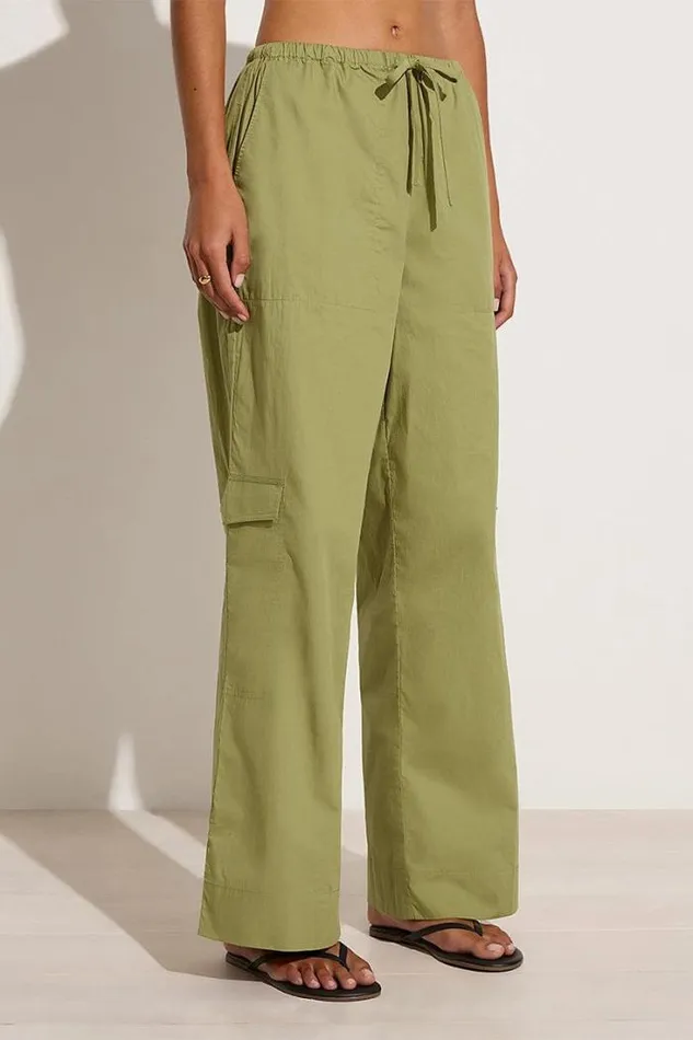 Women Faithfull The Brand Pants Mico Pants Khaki 8211 Final Sale