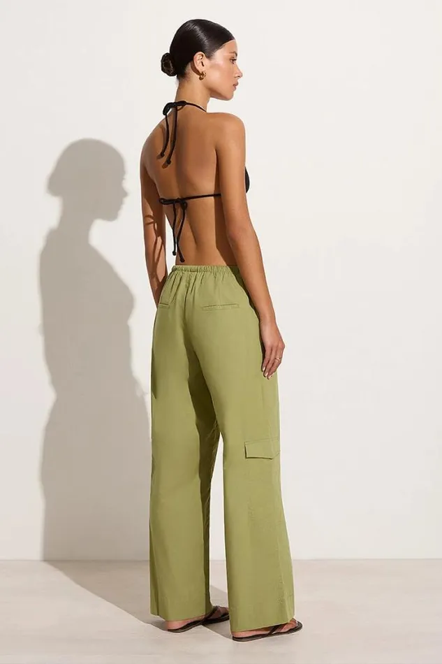 Women Faithfull The Brand Pants Mico Pants Khaki 8211 Final Sale