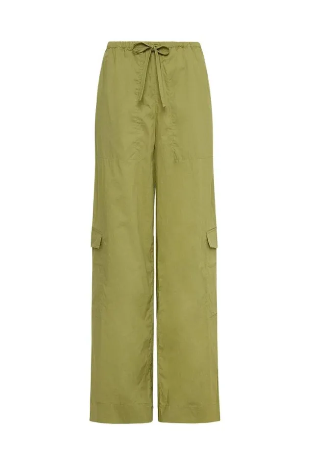 Women Faithfull The Brand Pants Mico Pants Khaki 8211 Final Sale
