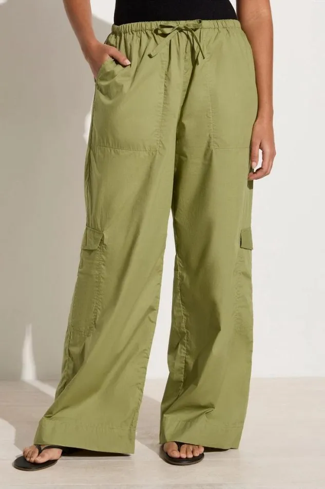 Women Faithfull The Brand Pants Mico Pants Khaki 8211 Final Sale