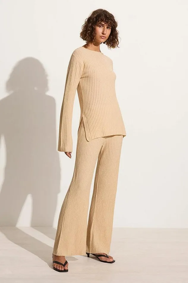 Women Faithfull The Brand Pants Santi Pant Beige