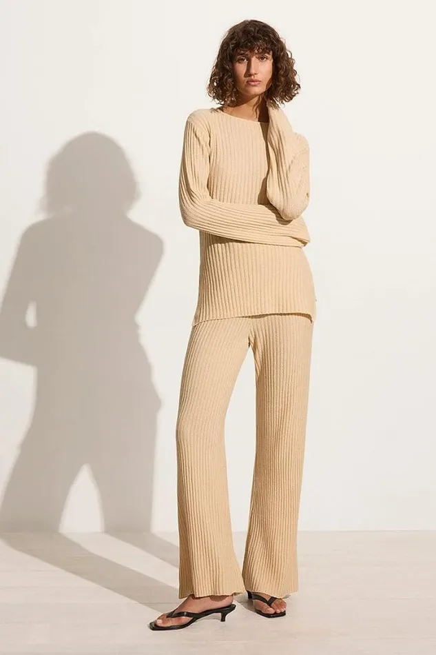 Women Faithfull The Brand Pants Santi Pant Beige