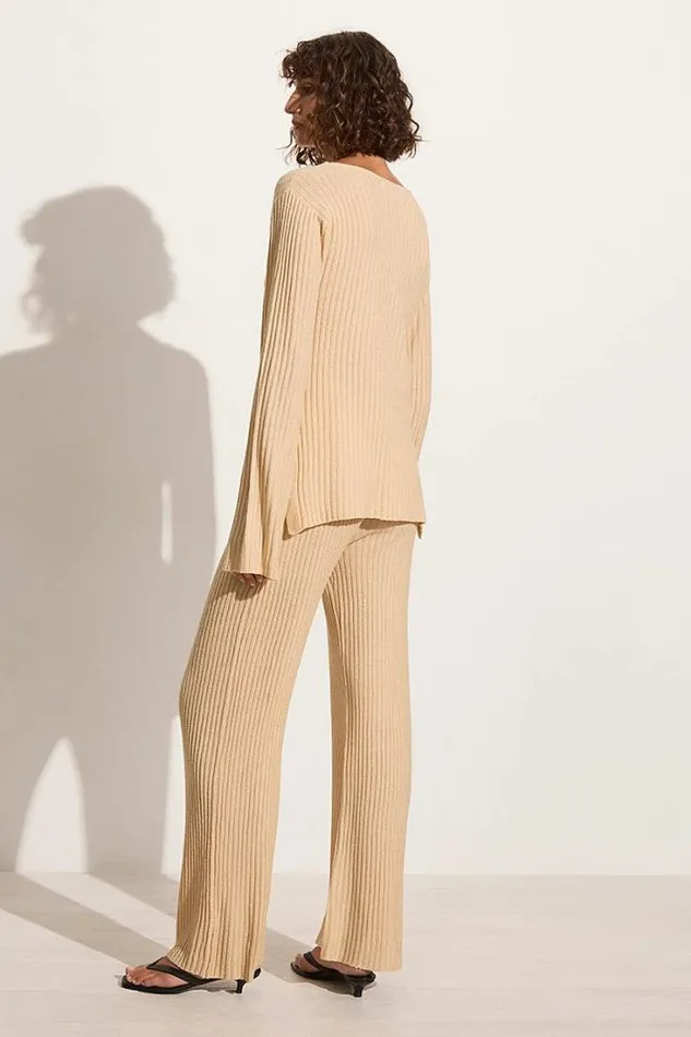 Women Faithfull The Brand Pants Santi Pant Beige