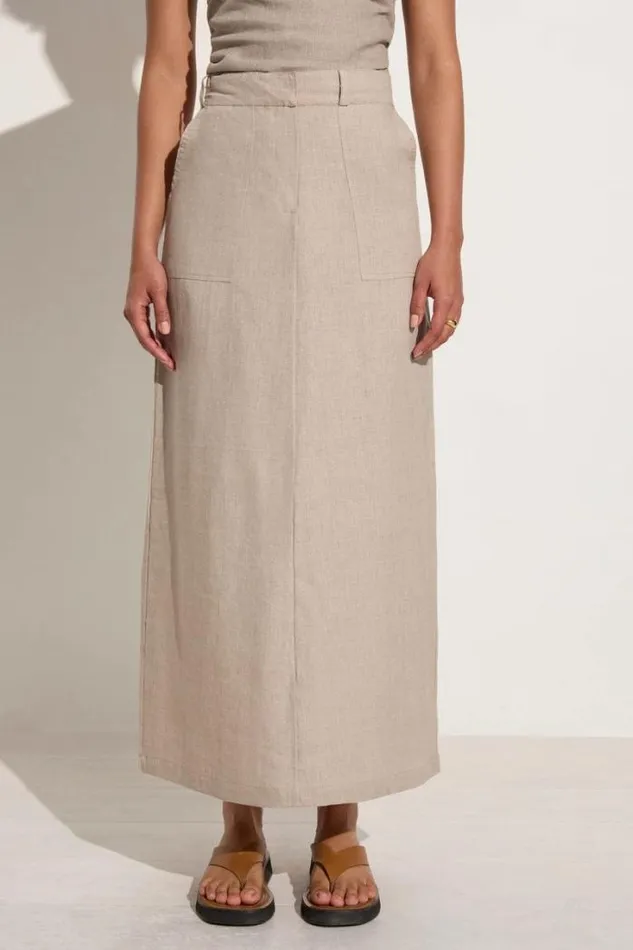 Women Faithfull The Brand Skirts and Shorts Amreli Maxi Skirt Natural