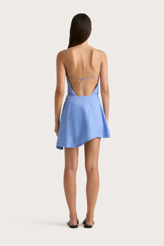Women Faithfull The Brand Skirts and Shorts Antibes Mini Skirt Mid Blue