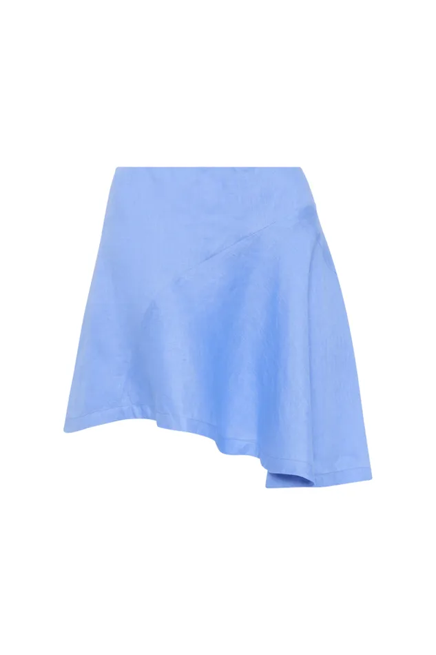 Women Faithfull The Brand Skirts and Shorts Antibes Mini Skirt Mid Blue