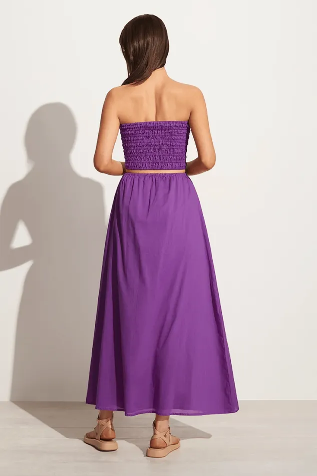 Women Faithfull The Brand Skirts and Shorts Jaddha Maxi Skirt Violet 8211 Final Sale
