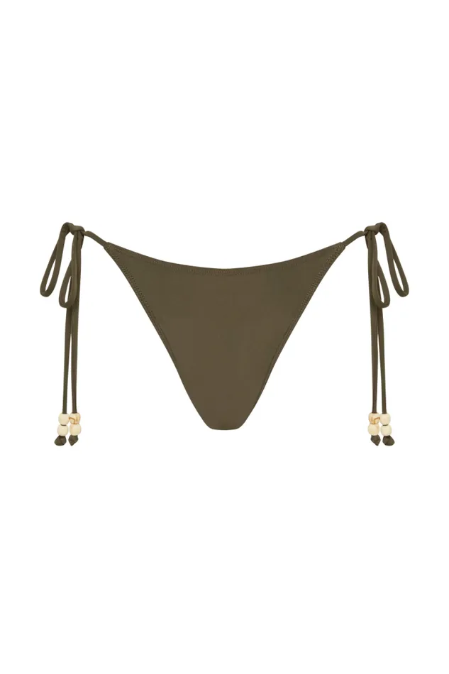Women Faithfull The Brand Swim Ada Bikini Bottoms Khaki