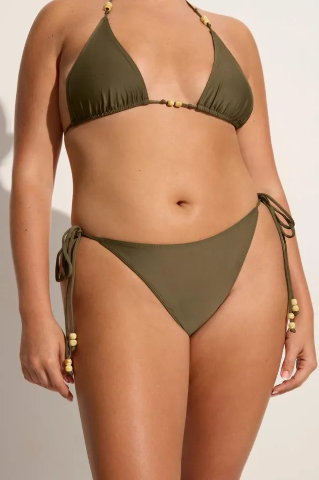 Women Faithfull The Brand Swim Ada Bikini Bottoms Khaki