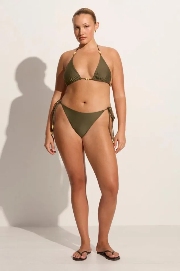 Women Faithfull The Brand Swim Ada Bikini Bottoms Khaki