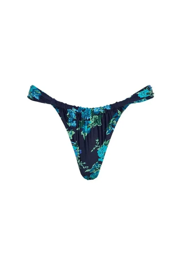 Women Faithfull The Brand Swim Andez Bikini Bottoms Escala Floral Navy Exclusive